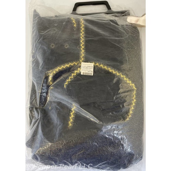 Juliet Josephine Adult Costume Small Black Dress Vest Cap Medieval Renaissance - Picture 2 of 2